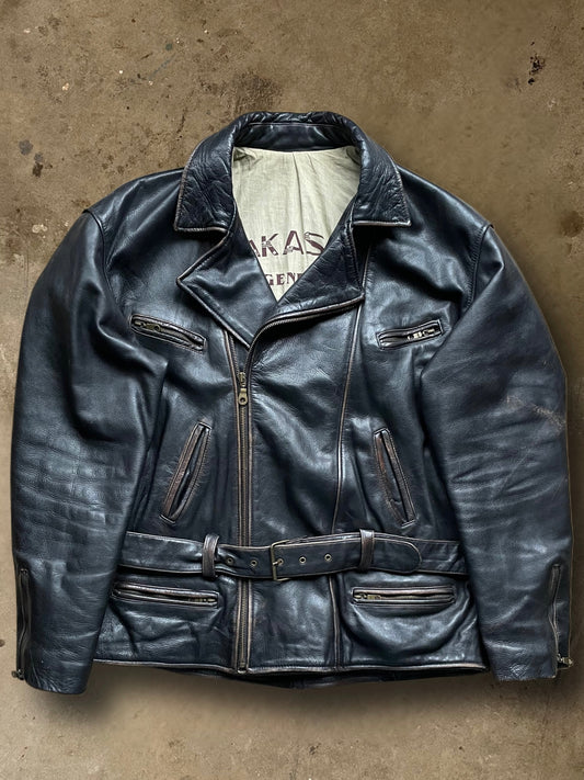 XL-Vintage Bikerjacke Adler 80er