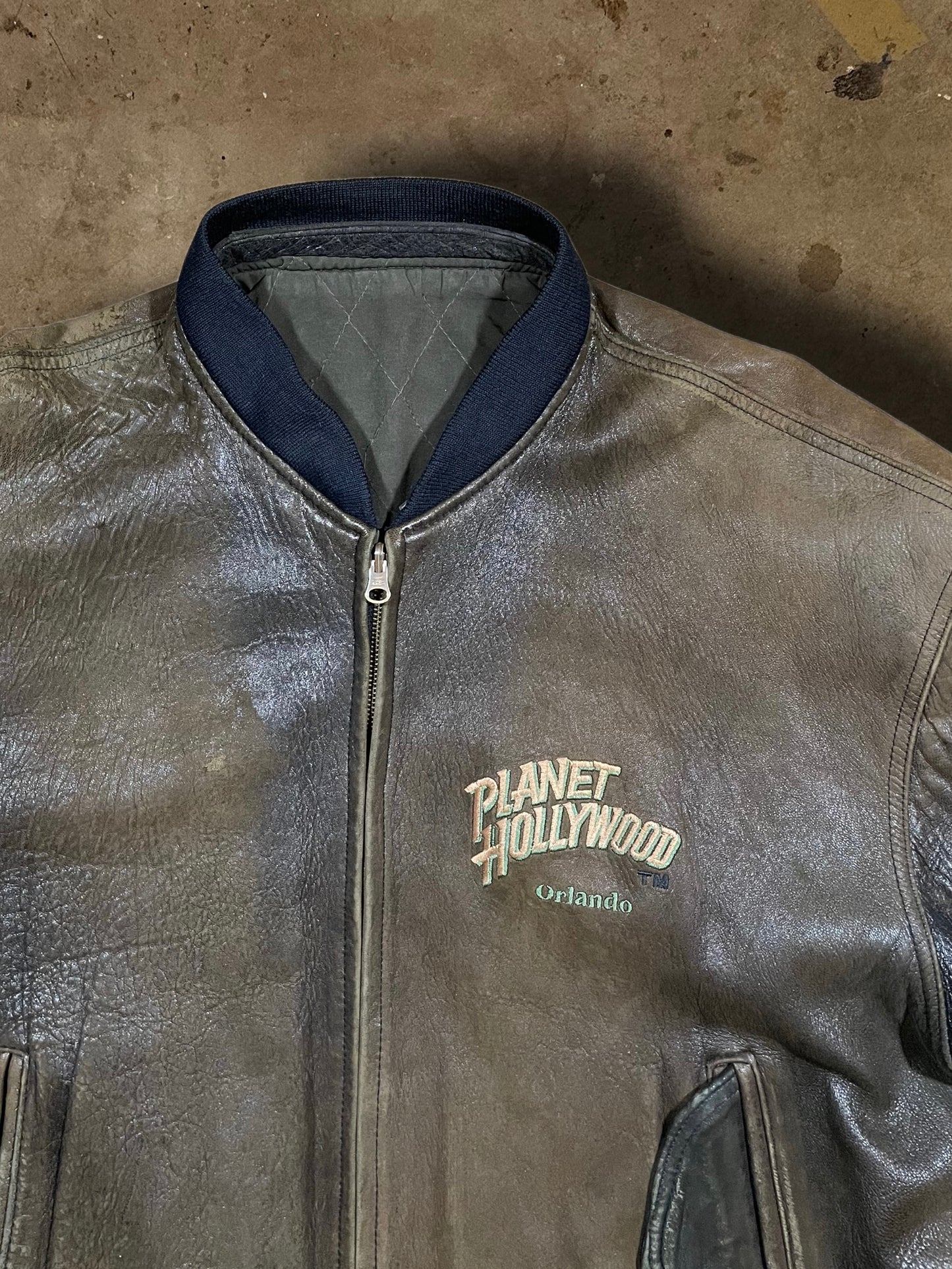 XL-Vintage PlanetHollywood Orlando Lederjacke