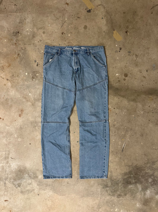 Patchwork Look Baggy Jeans-90s Vintage