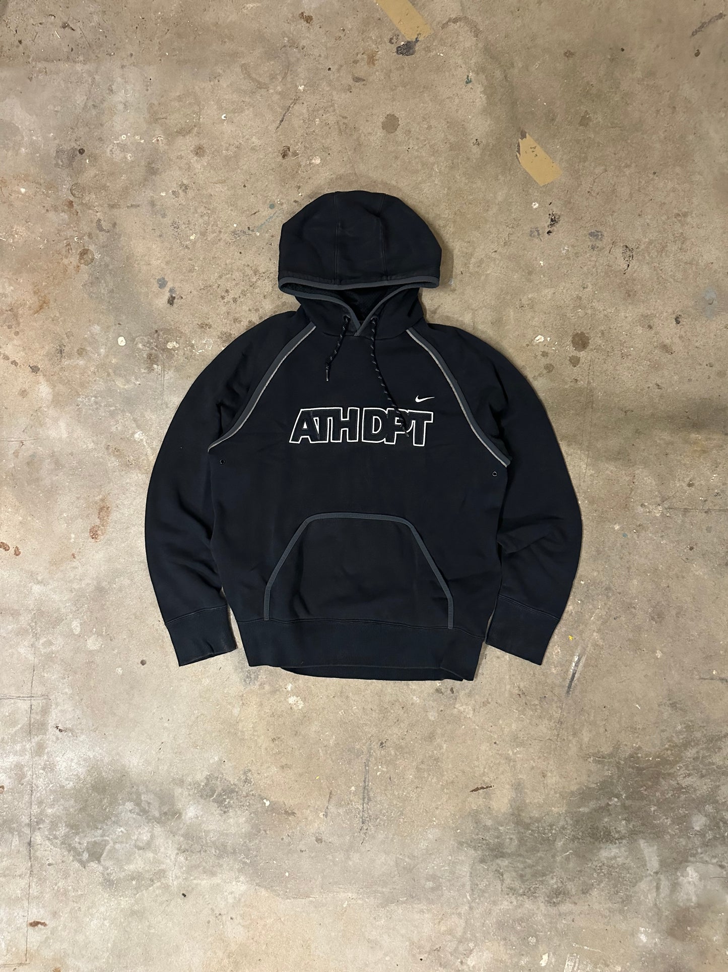 Nike Hoodie „ATH DPT“-2000er Vintage-L