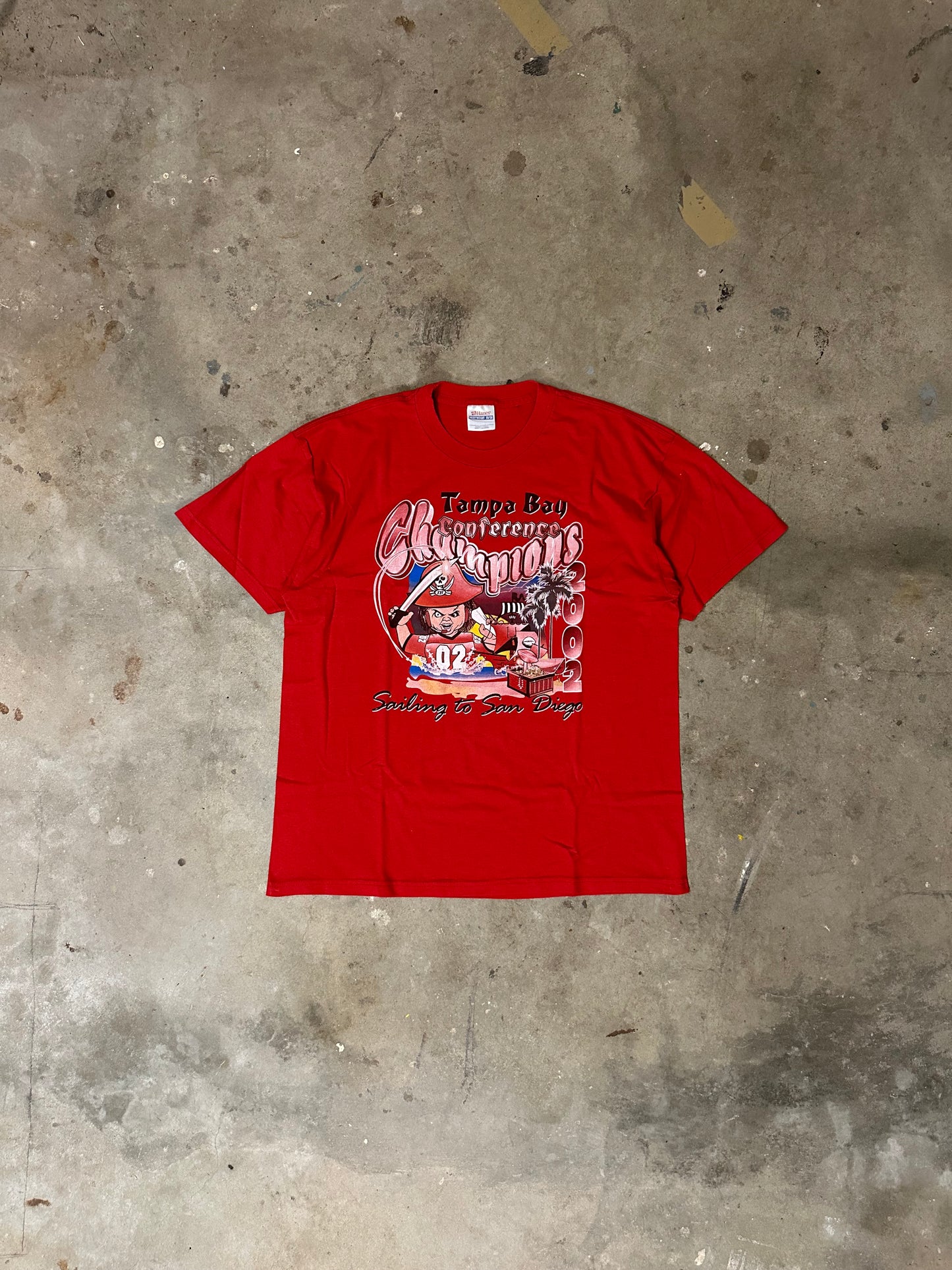 NFL TampaBay Cheerleaders T-Shirt-2002 Vintage-L