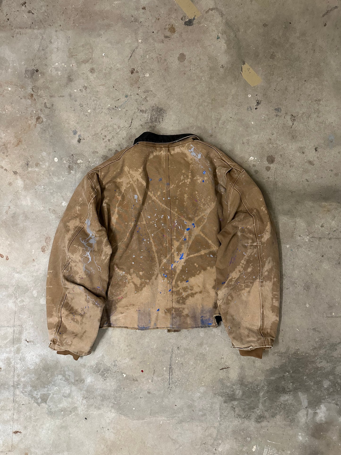 Carhartt Detroit Gecroppt & Customized-1990er Vintage-XL!